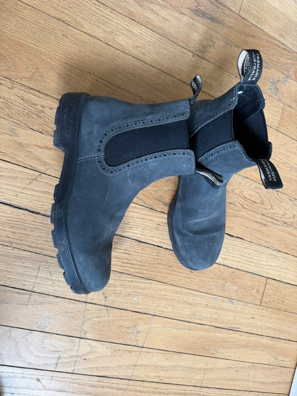 Blundstone Rustic Black High Top Boots, Women's 10M - Picture 3 of 11